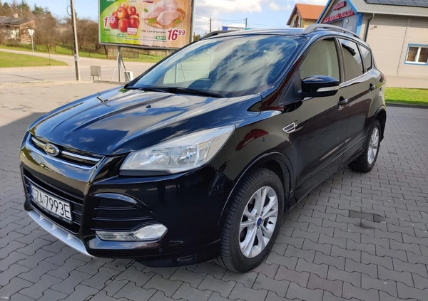 Ford Kuga cena 49999 przebieg: 195000, rok produkcji 2013 z Zawiercie małe 326